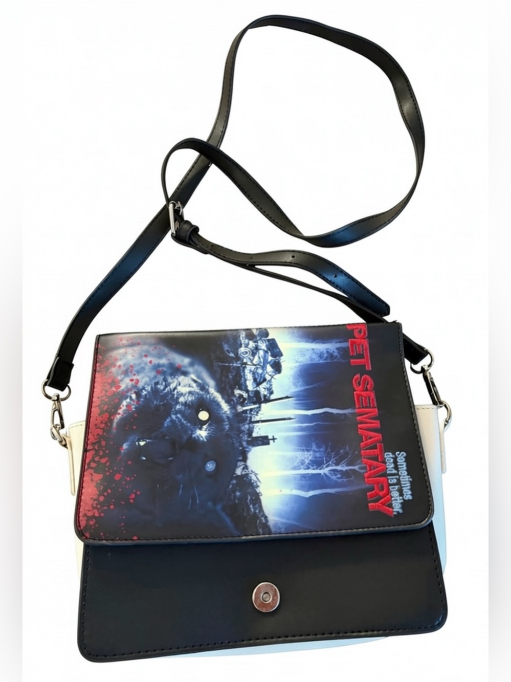 Vixen by Micheline Pitt Pet Sematary Book Crossbody Purse Bag Horror